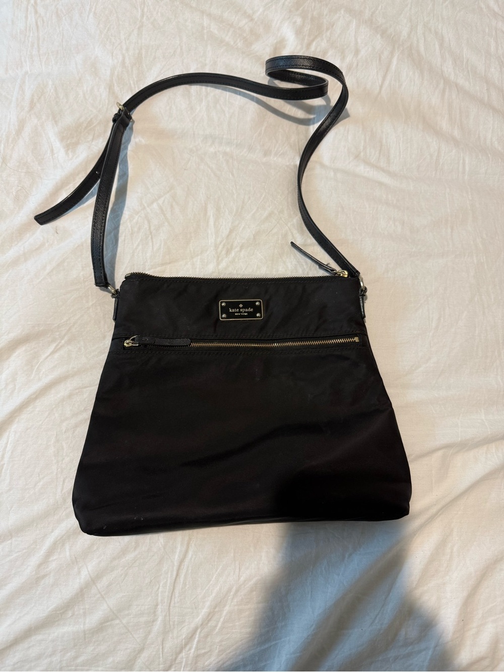 Kate Spade New York Black Nylon Crossbody Bag